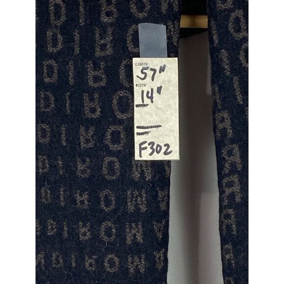 Vintage Fendi Foulard Fendi Roma Monogram Wool/Silk Scarf Made in Italy F302 - Picture 8 of 8